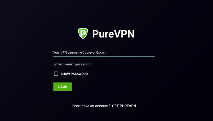Pure VPN на Android TV